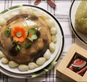 Thịt gà nấu đông đậm đà hương vị tết vạn người mê