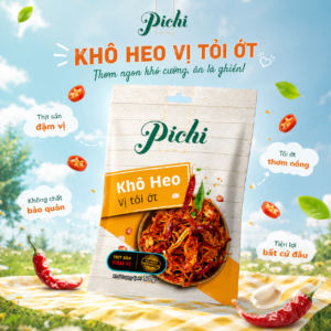 Pichi khô heo vị tỏi ớt 50g