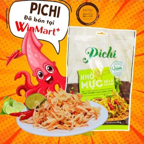 Khô mực PICHI vị lá chanh CHÍNH HÃNG đảm bảo AN TOÀN VSTP siêu ngon hảo hạng 50g