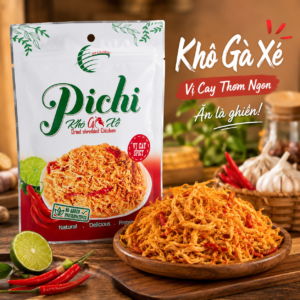 Khô gà xé cay 25G