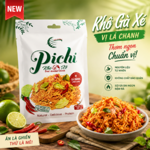 Khô gà xé cay vị lá chanh 50g